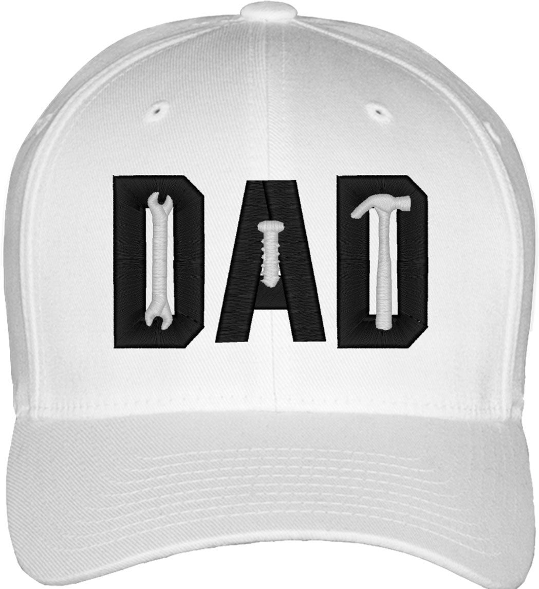 Dad Tools Father's Day Fitted Baseball Cap