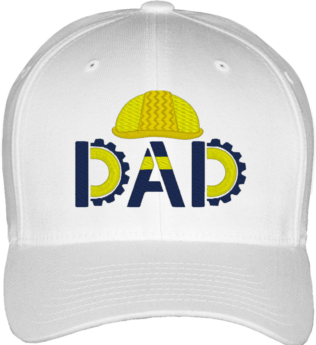Engineer Dad Father's Day Fitted Baseball Cap