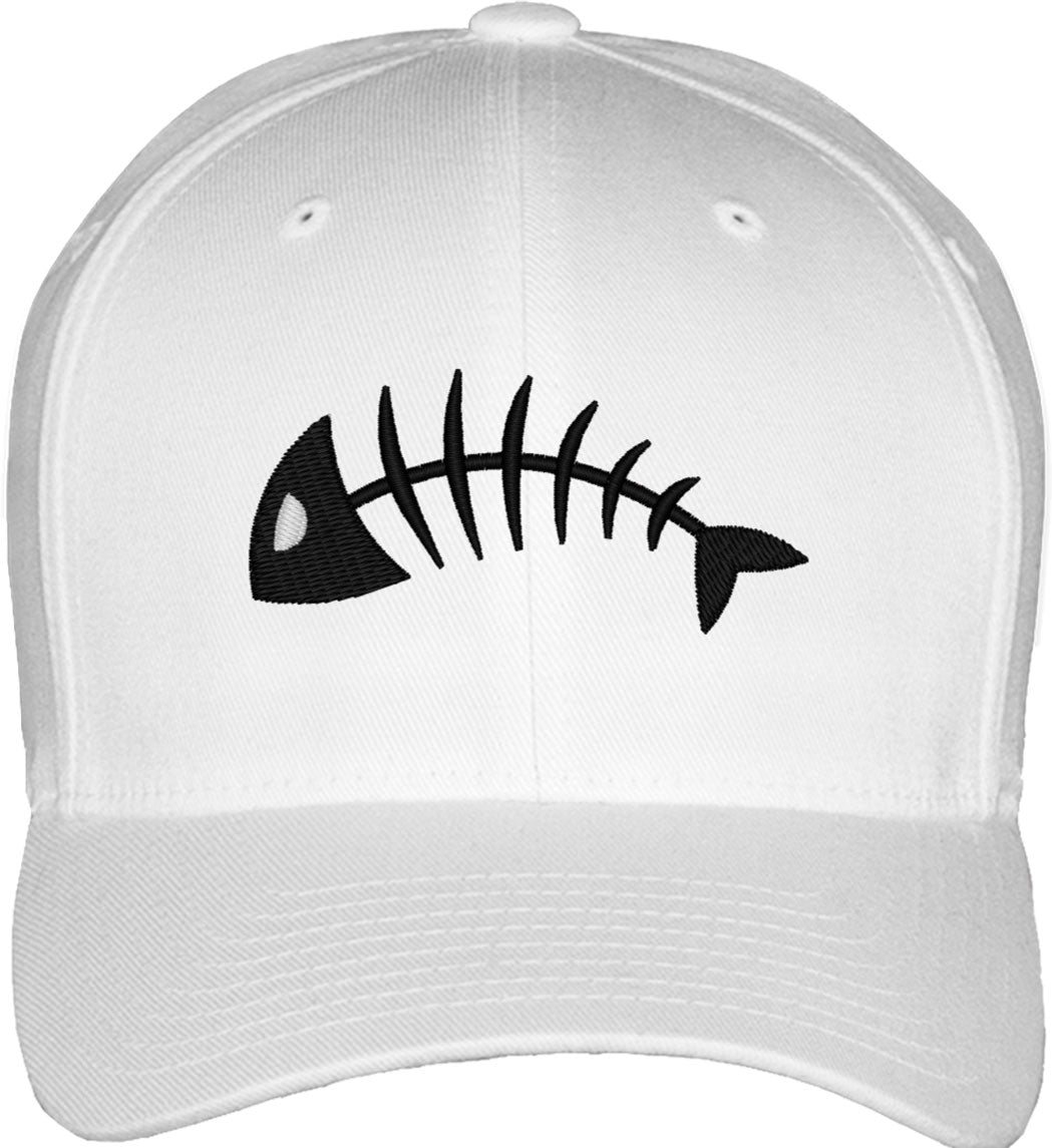 Fishbone Fitted Baseball Cap
