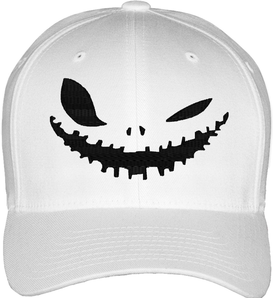 Halloween Face Fitted Baseball Cap