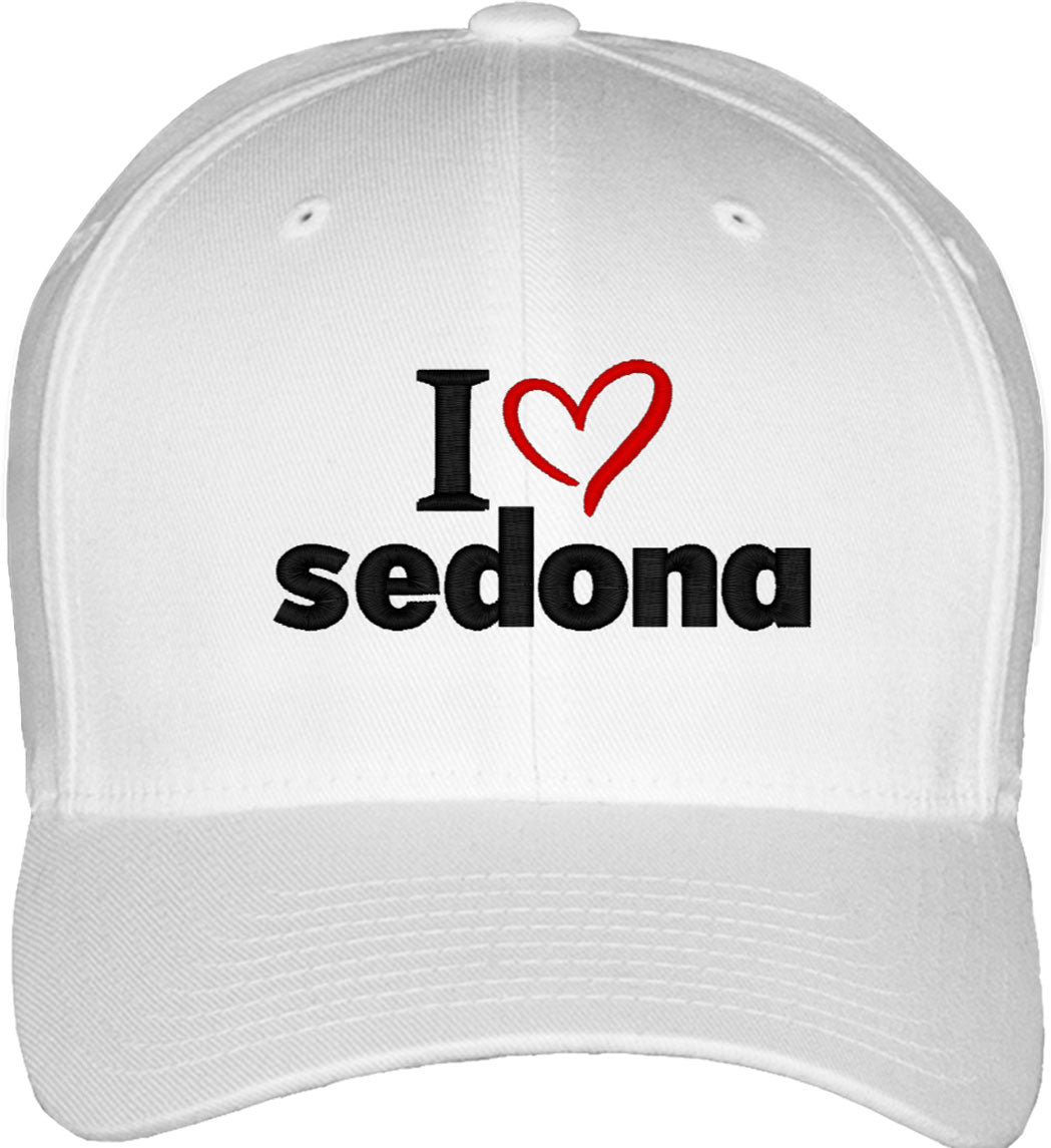I Love Sedona Fitted Baseball Cap
