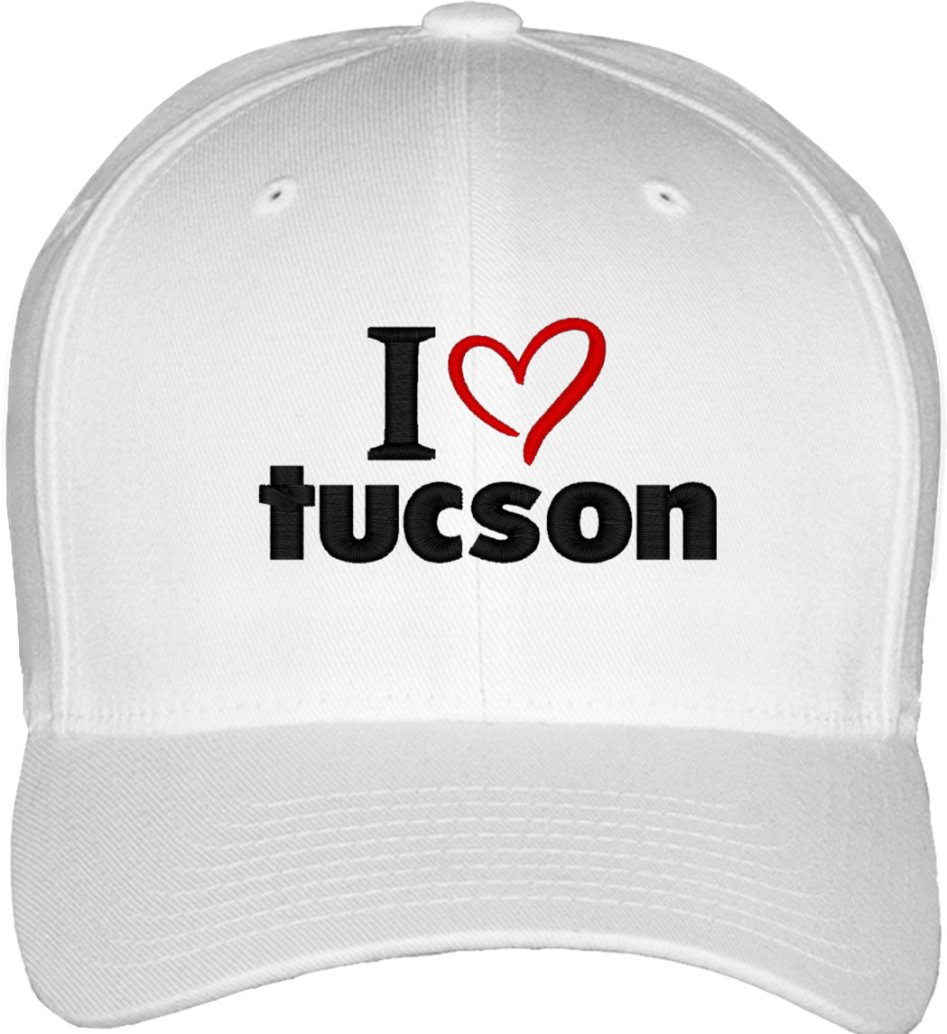 I Love Tucson Fitted Baseball Cap