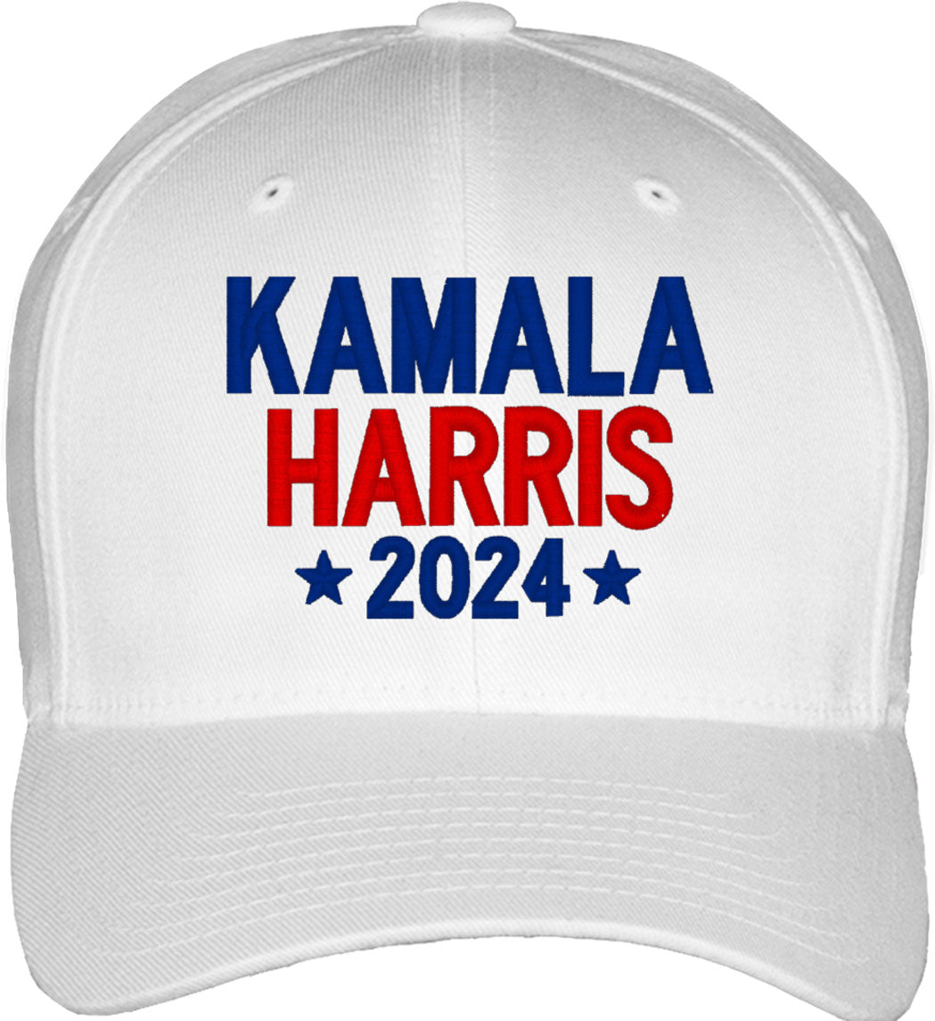 Kamala Harris 2024 Presidential Election Fitted Baseball Cap