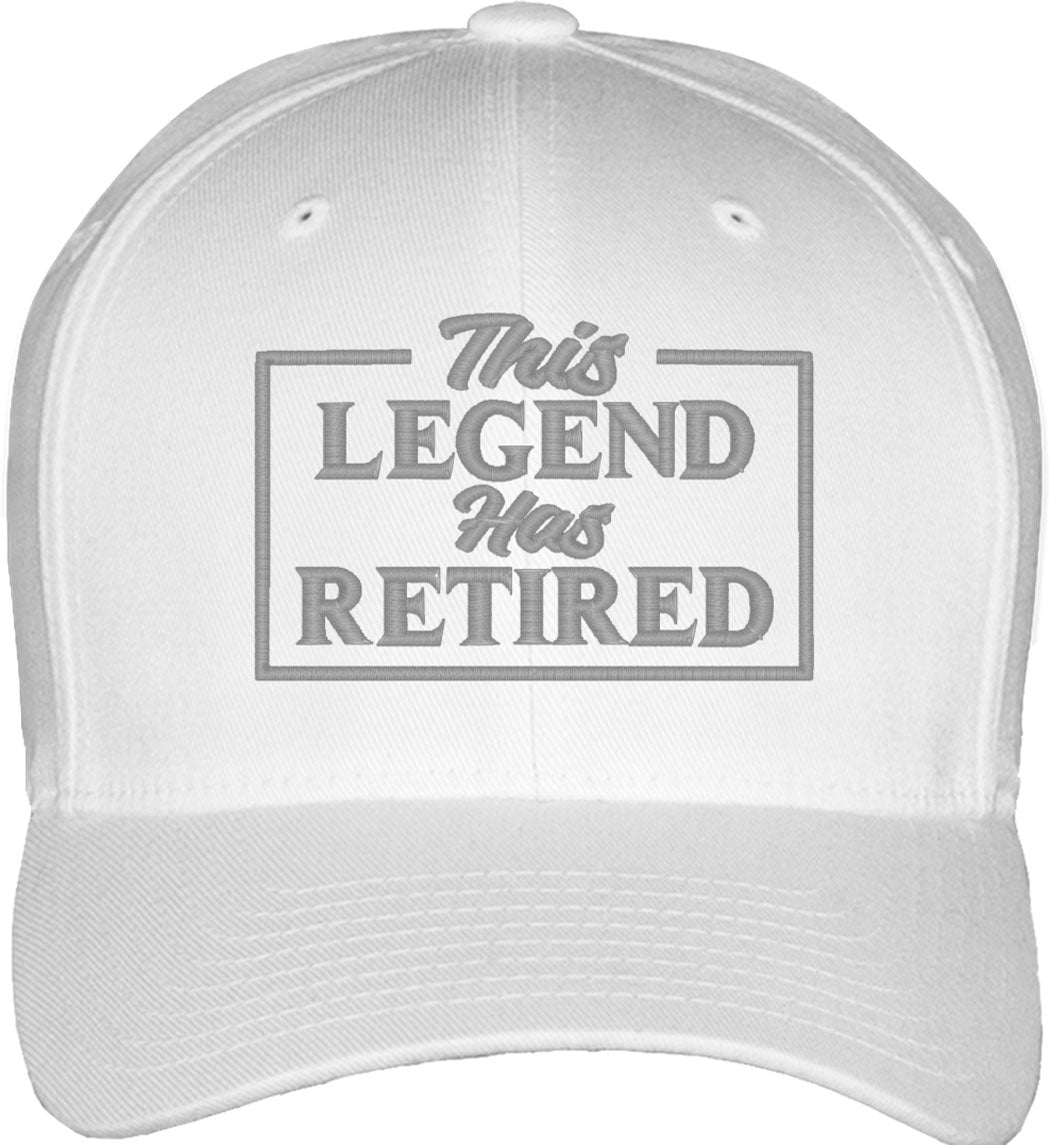 This Legend Has Retired Fitted Baseball Cap