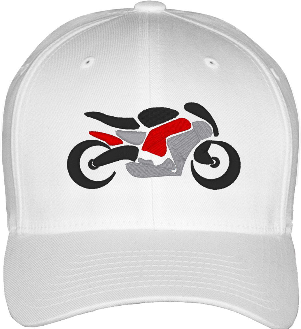 Motorcycle Fitted Baseball Cap