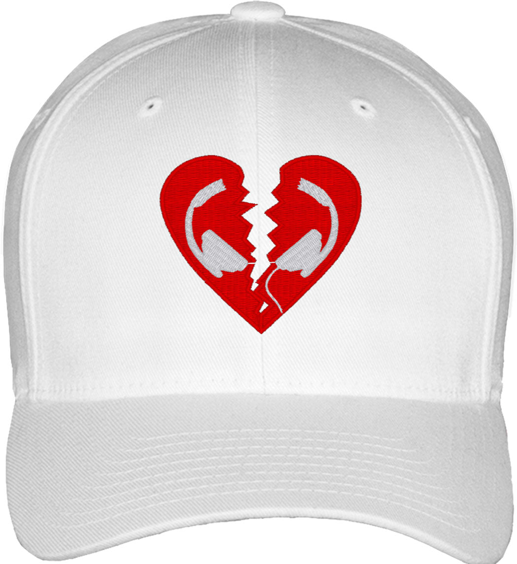 Music Love Fitted Baseball Cap