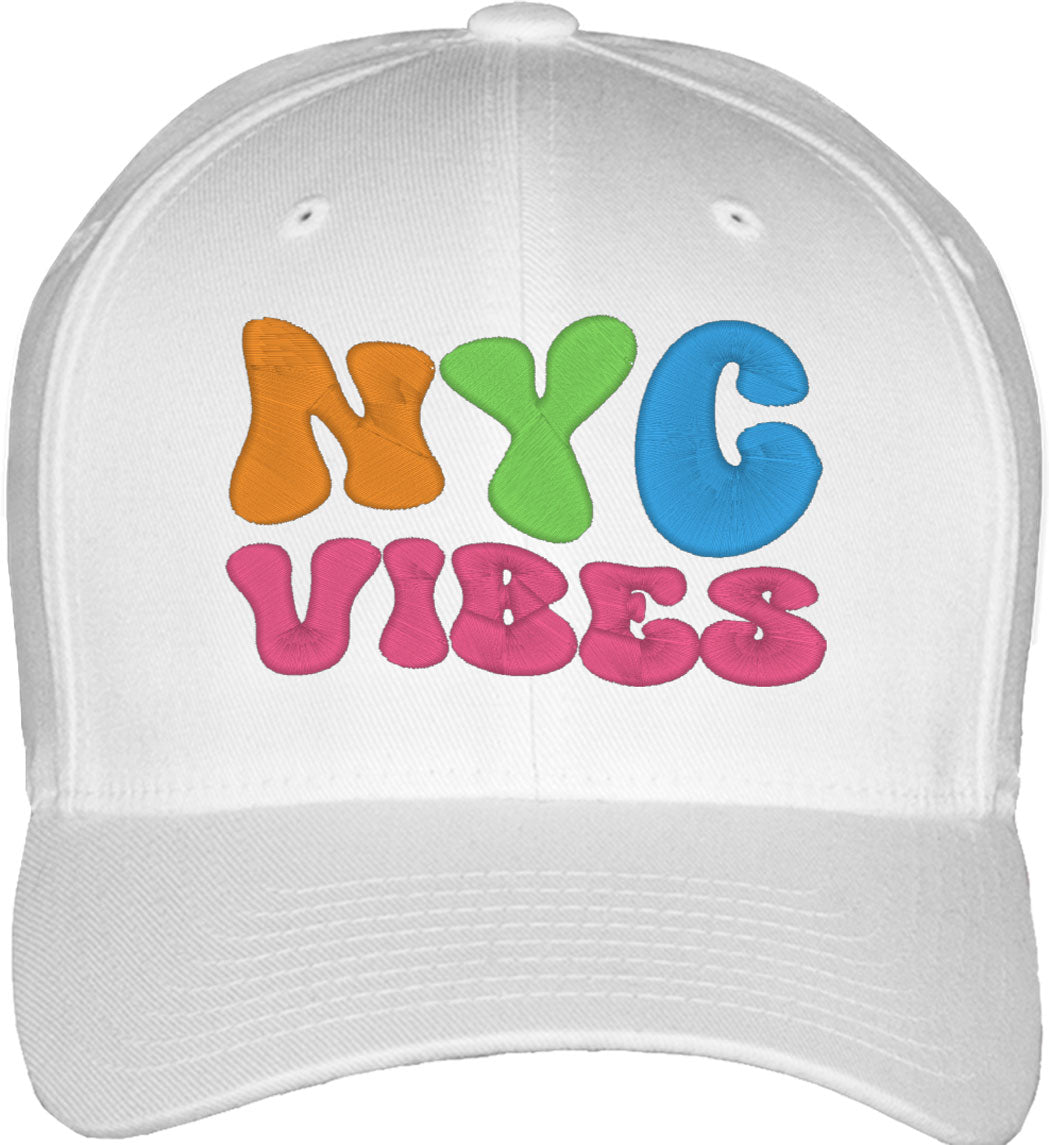 NYC Vibes New York City Fitted Baseball Cap