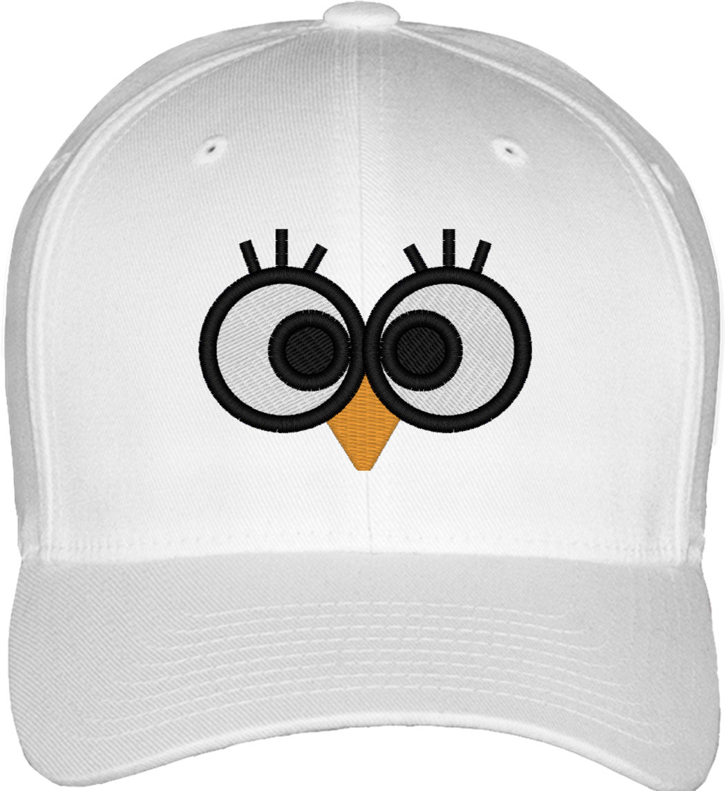 Owl Eyes Fitted Baseball Cap