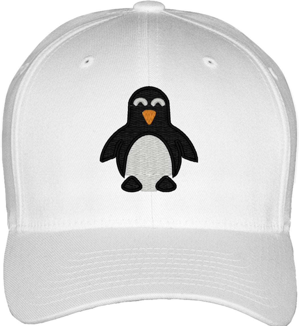 Cute Penguin Fitted Baseball Cap