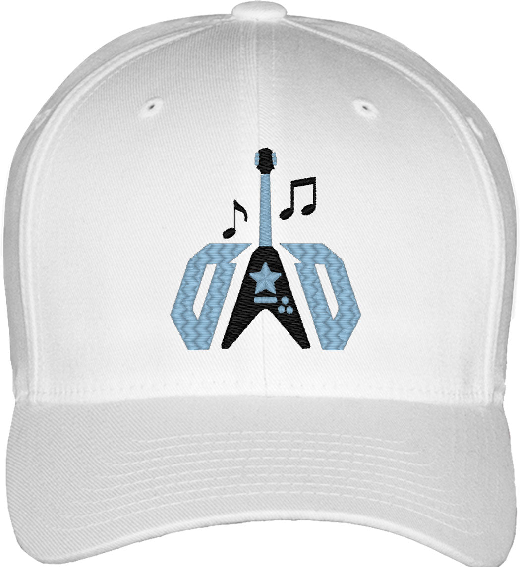 Rocker Dad Father's Day Fitted Baseball Cap
