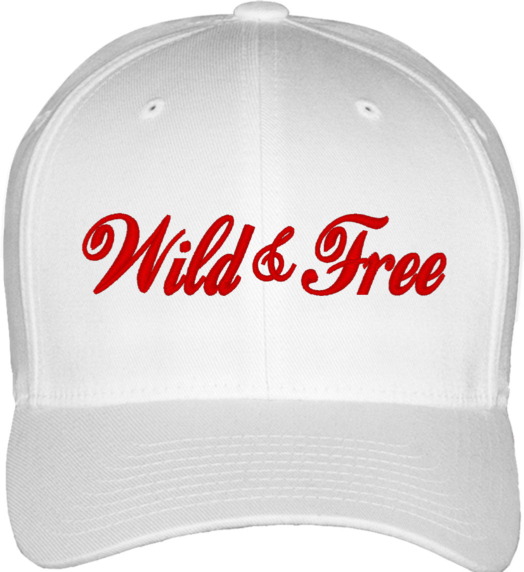 Wild And Free Fitted Baseball Cap