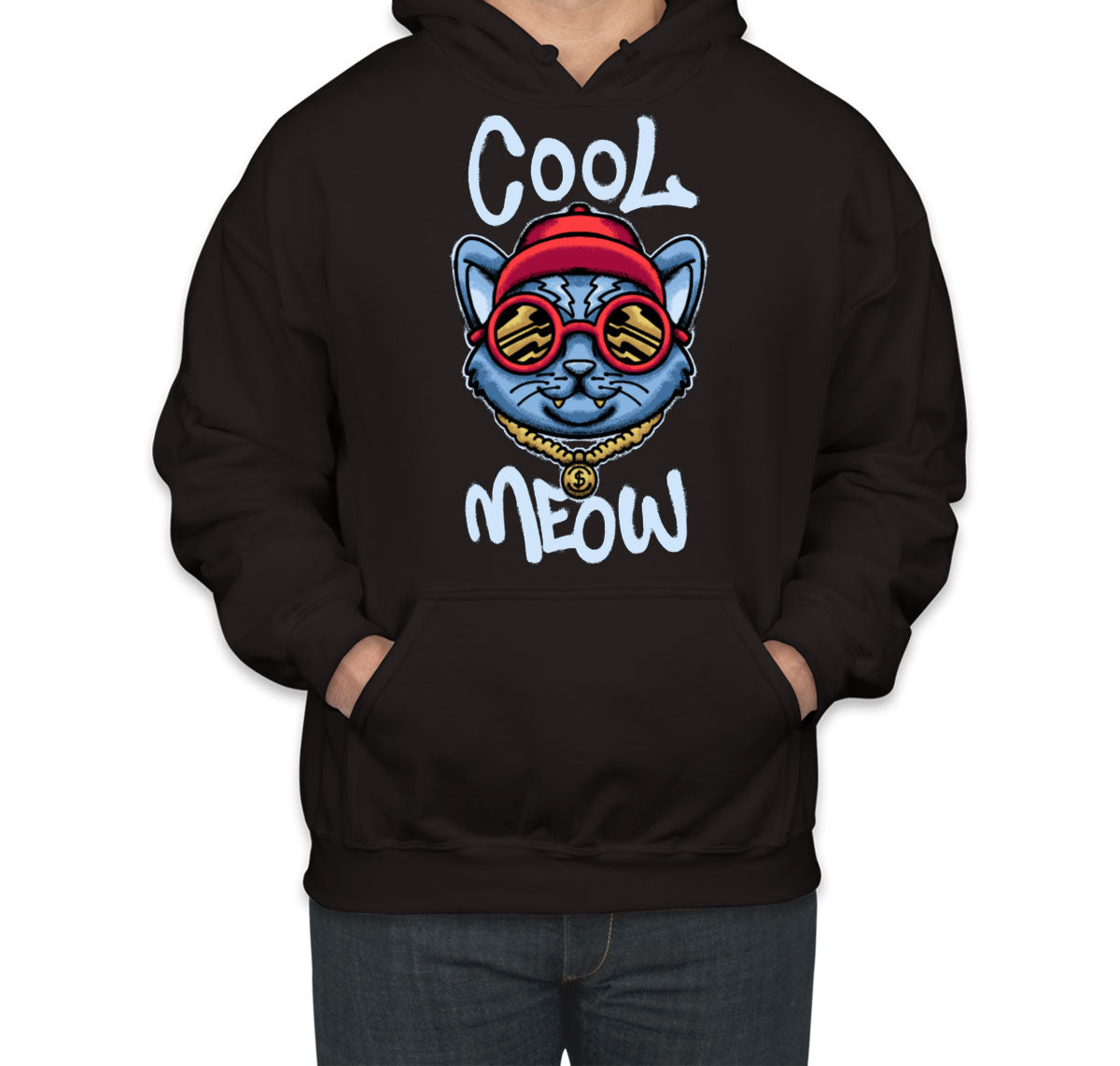 Cool Meow Cat Unisex Hoodie