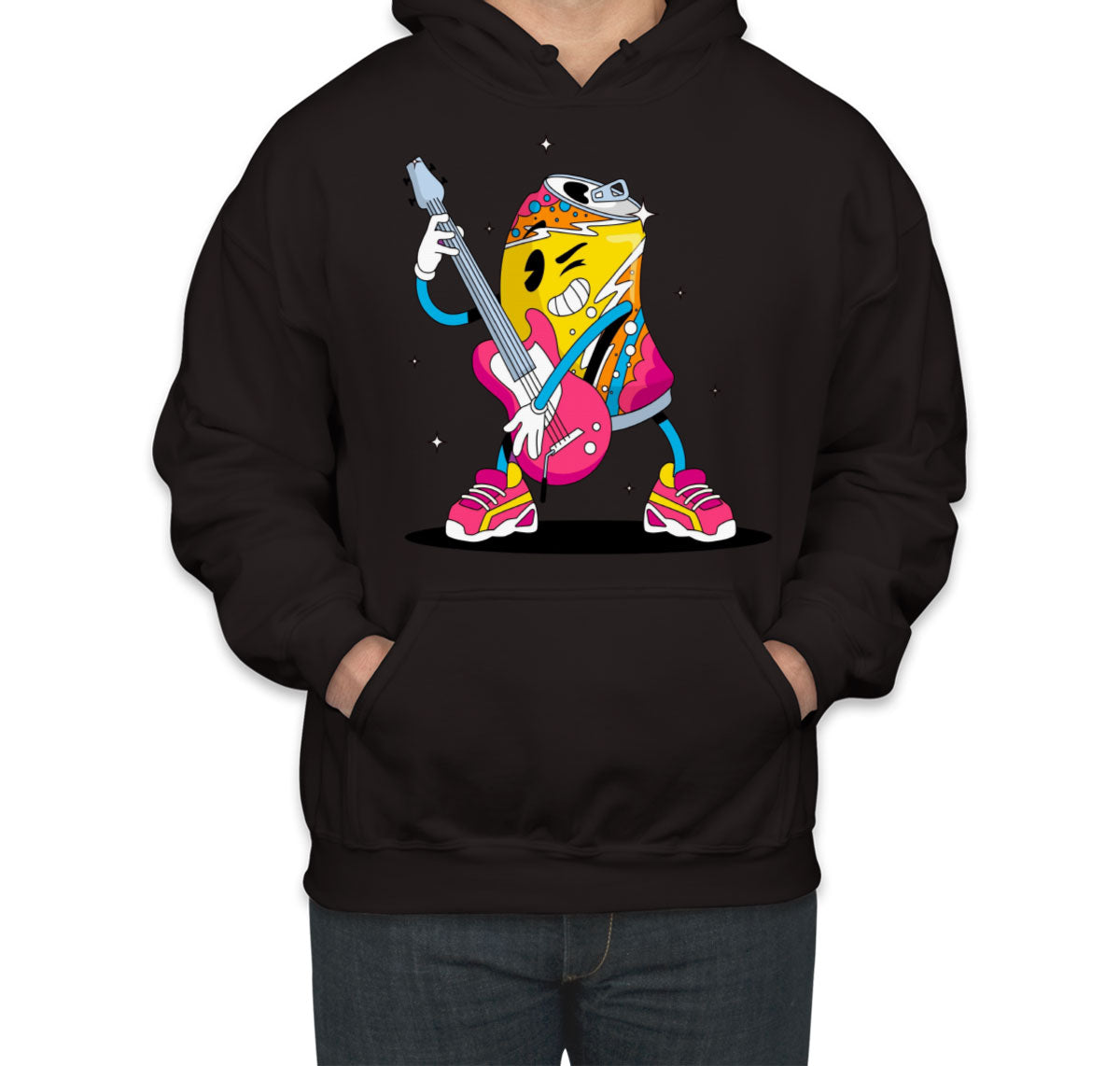Soda Playing Guitar Unisex Hoodie