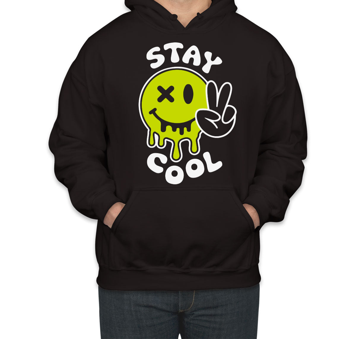 Stay Cool Emoji Face Unisex Hoodie