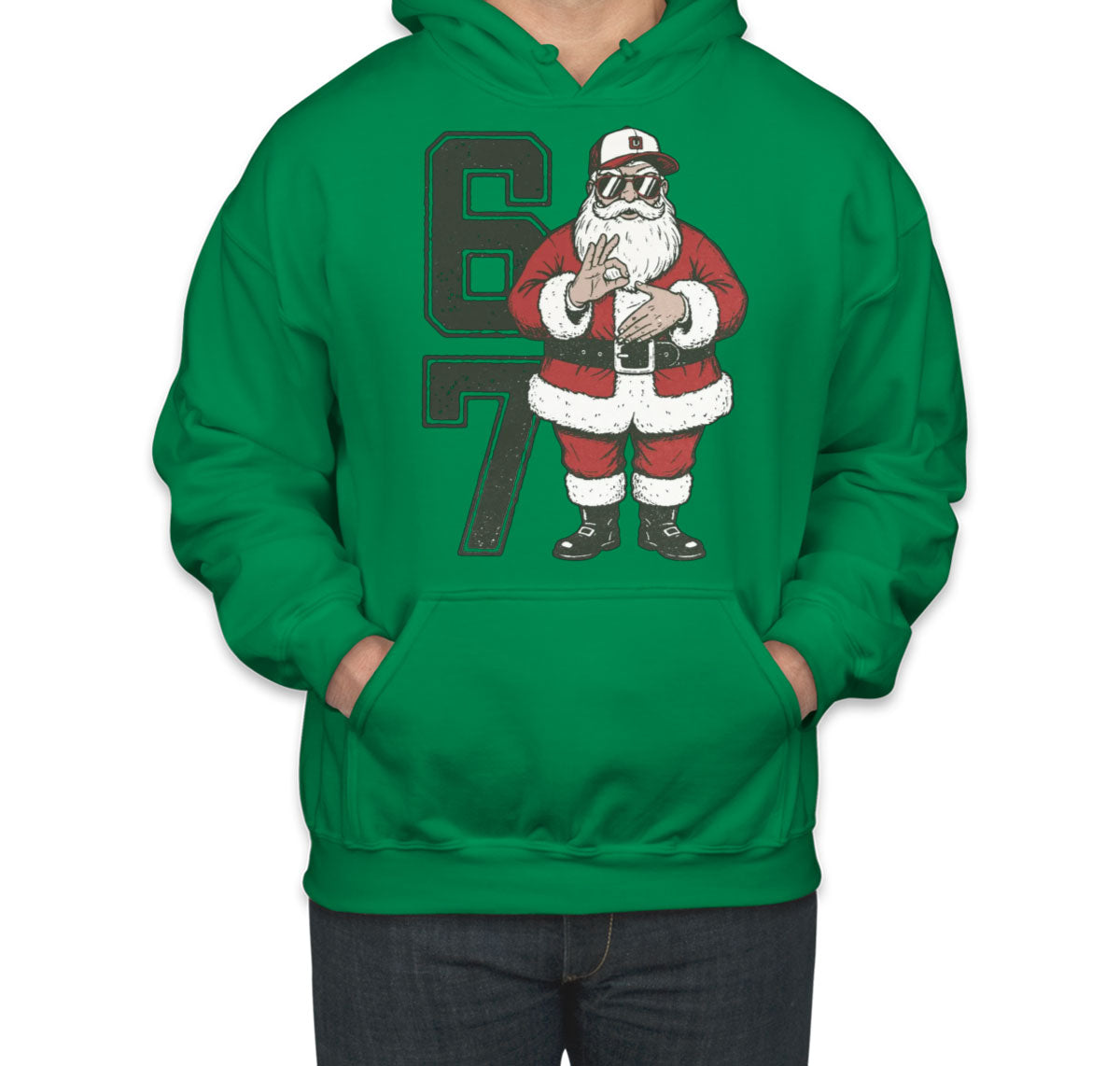 67 Sixty Seven Christmas Santa Unisex Hoodie