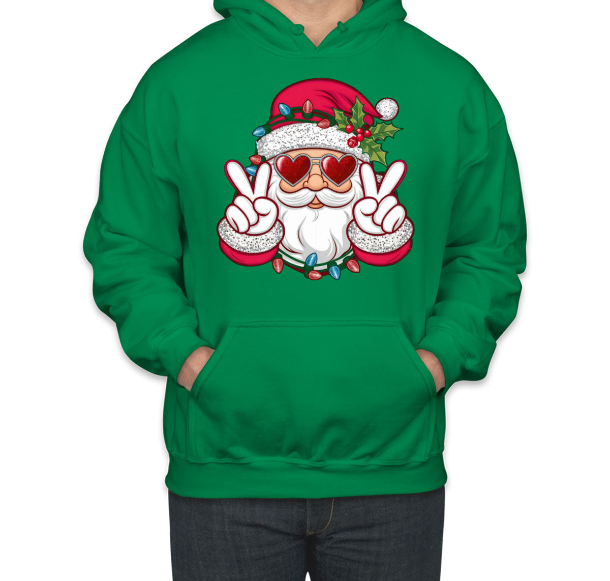 Cool Santa Claus Christmas Unisex Hoodie
