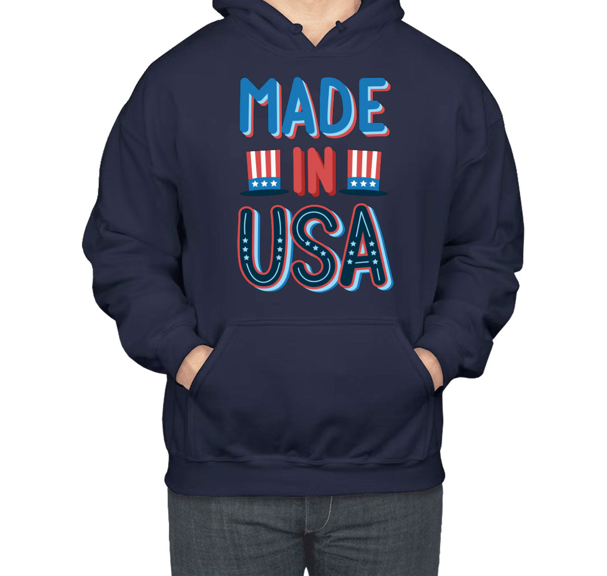 Made In USA Patriotic Unisex Hoodie