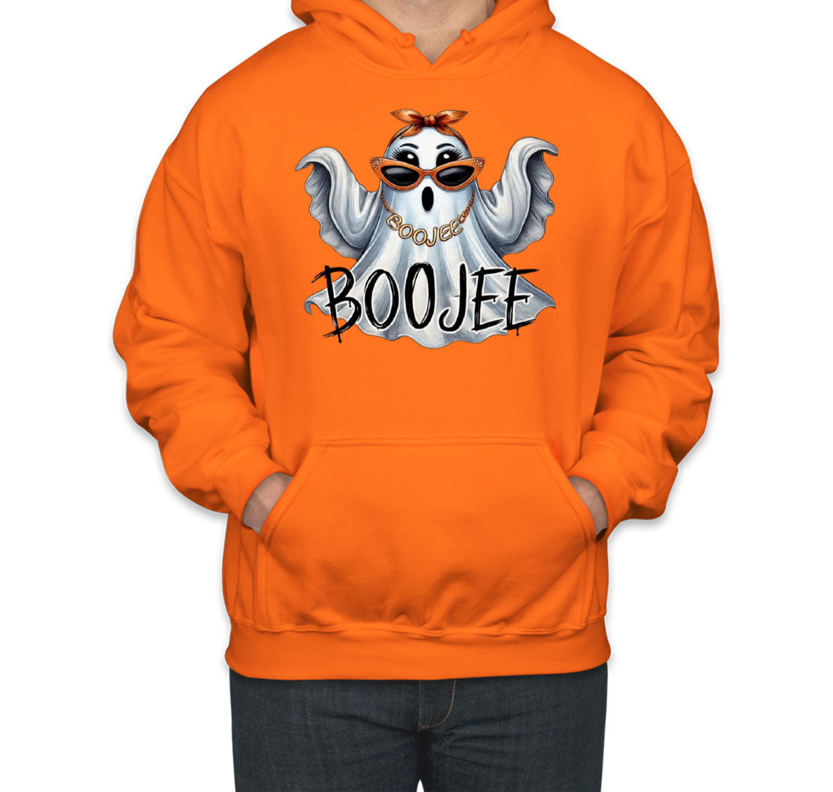 Boo Jee Cute Ghost Halloween Unisex Hoodie