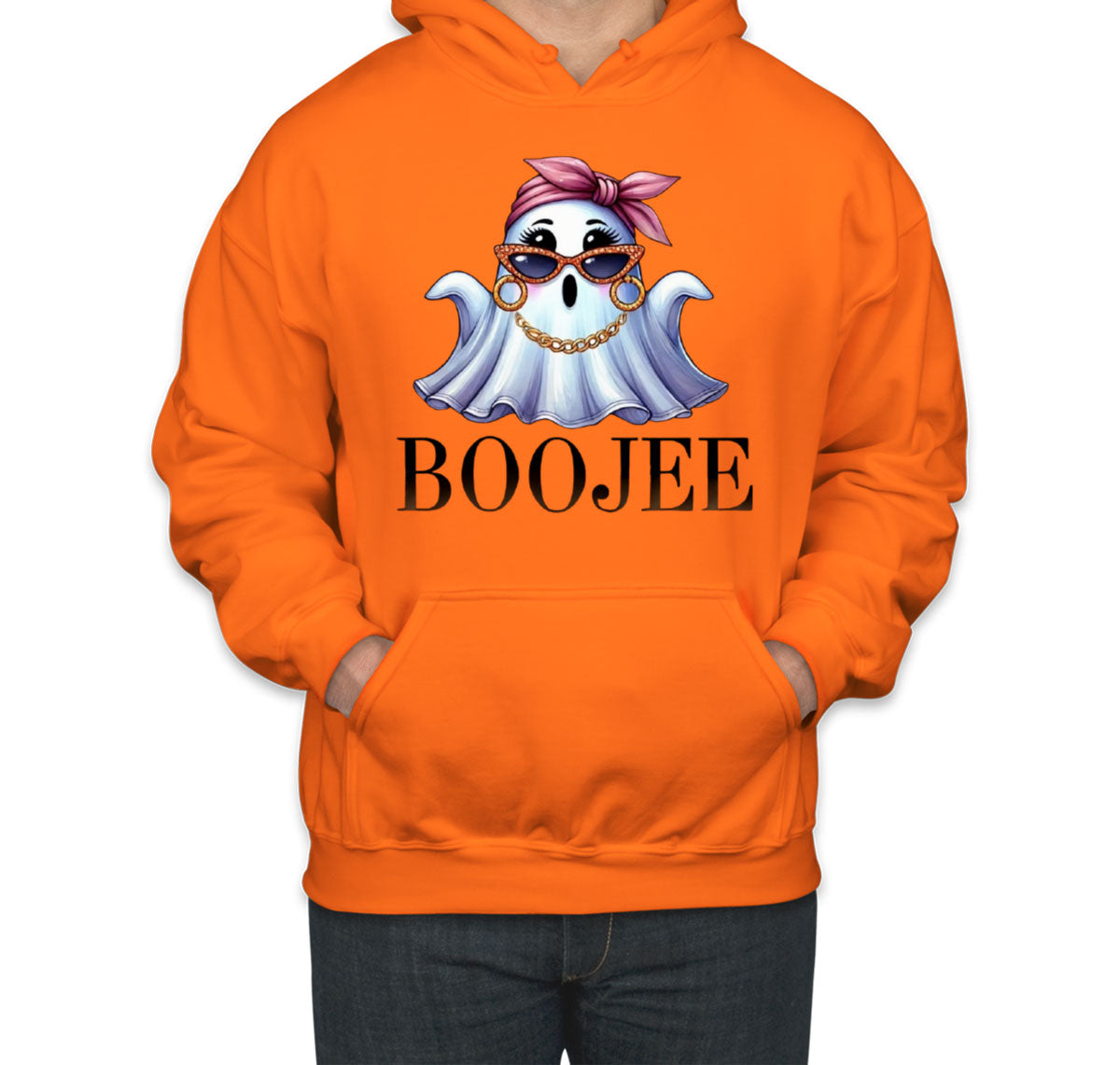 Boo Jee Cute Ghost Halloween Unisex Hoodie