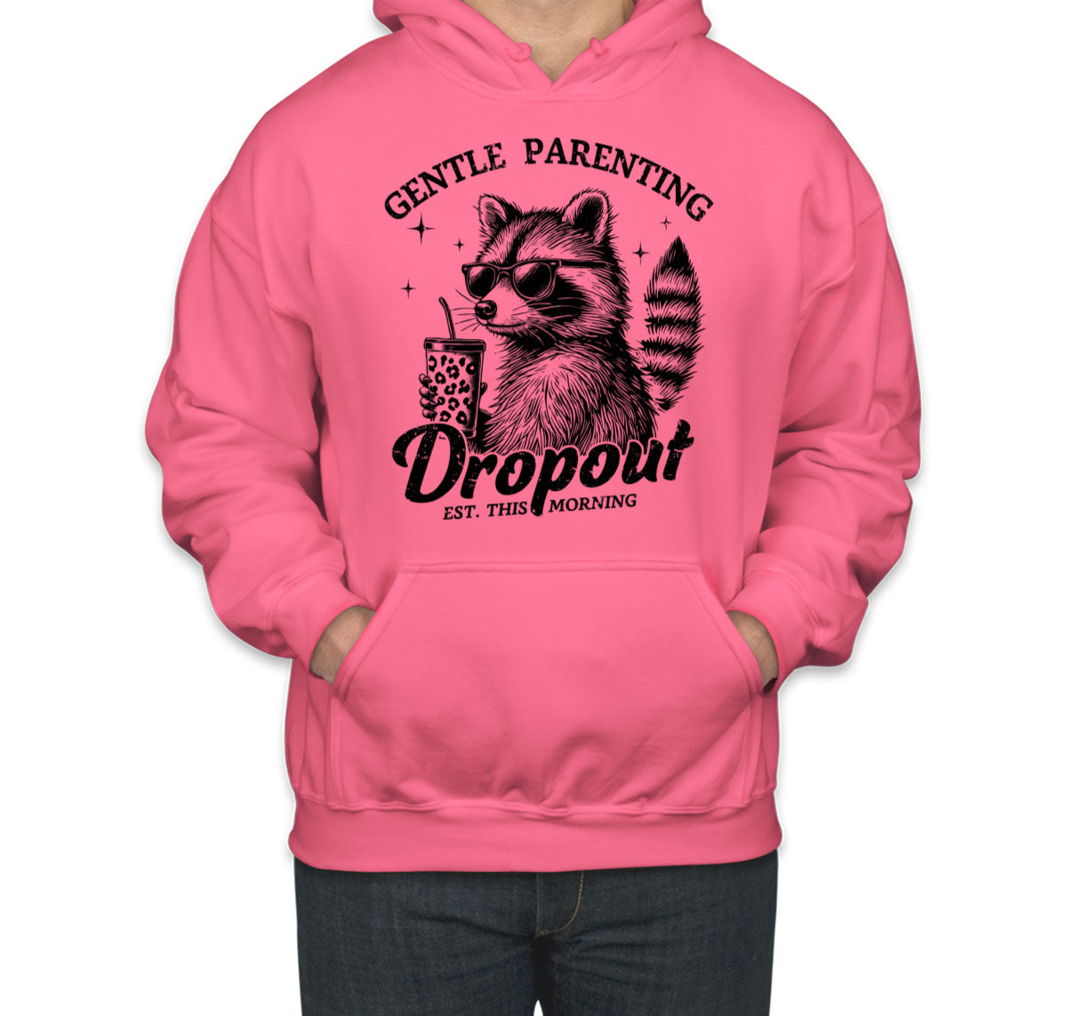 Gentle Parenting Drop Out Est. This Morning Unisex Hoodie