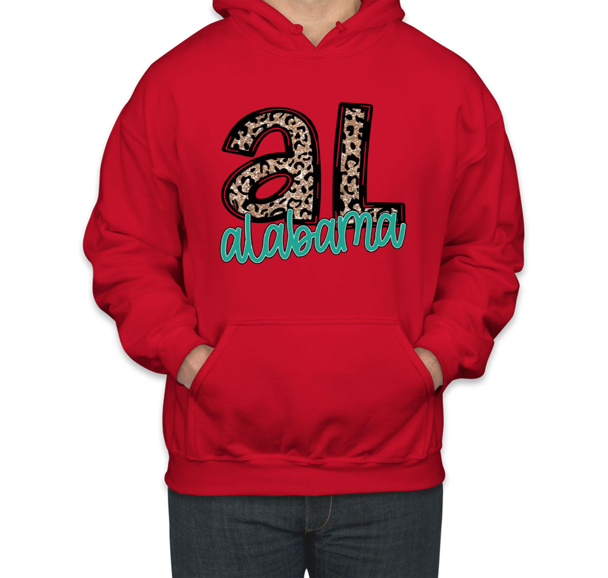 Alabama State Abbreviation Unisex Hoodie