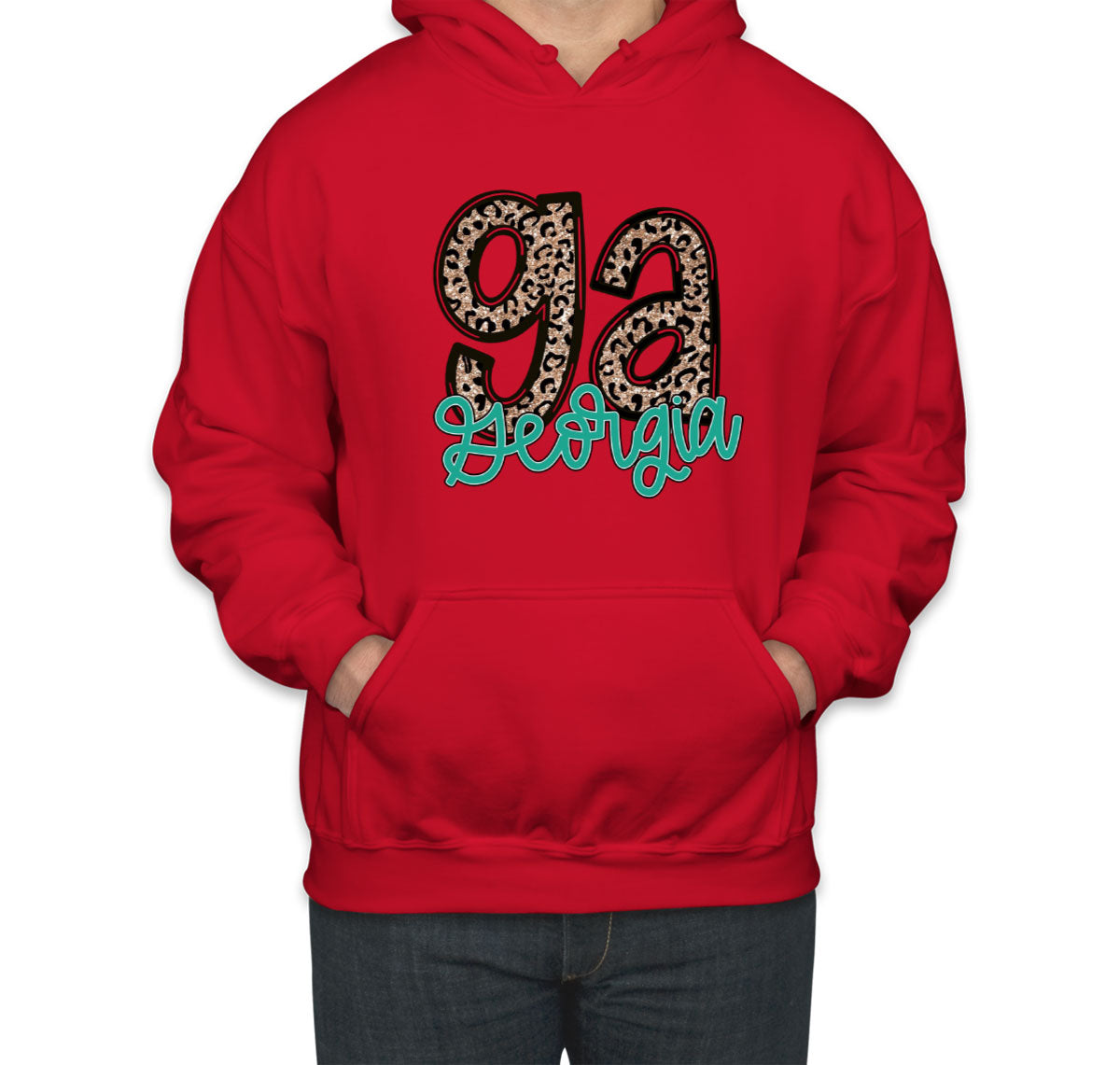 Georgia State Abbreviation Unisex Hoodie