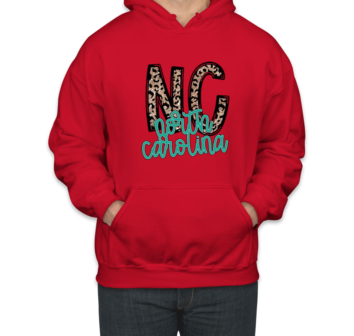 North Carolina State Abbreviation Unisex Hoodie