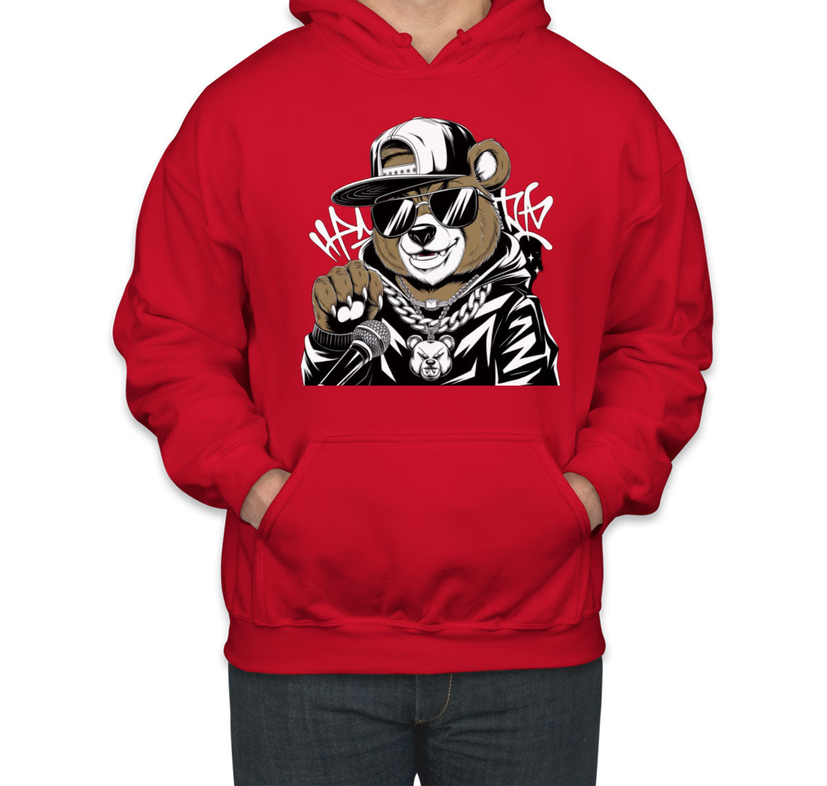 Rapper Bear Unisex Hoodie