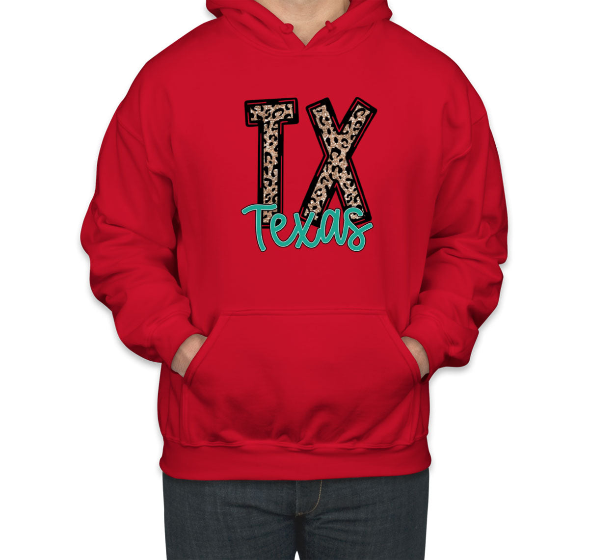 Texas State Abbreviation Unisex Hoodie