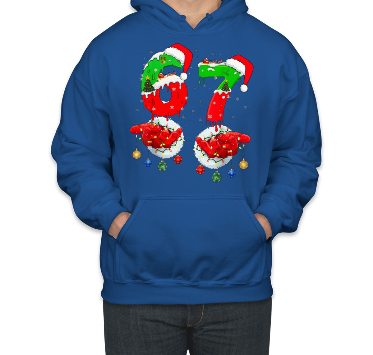 67 Sixty Seven Christmas Unisex Hoodie