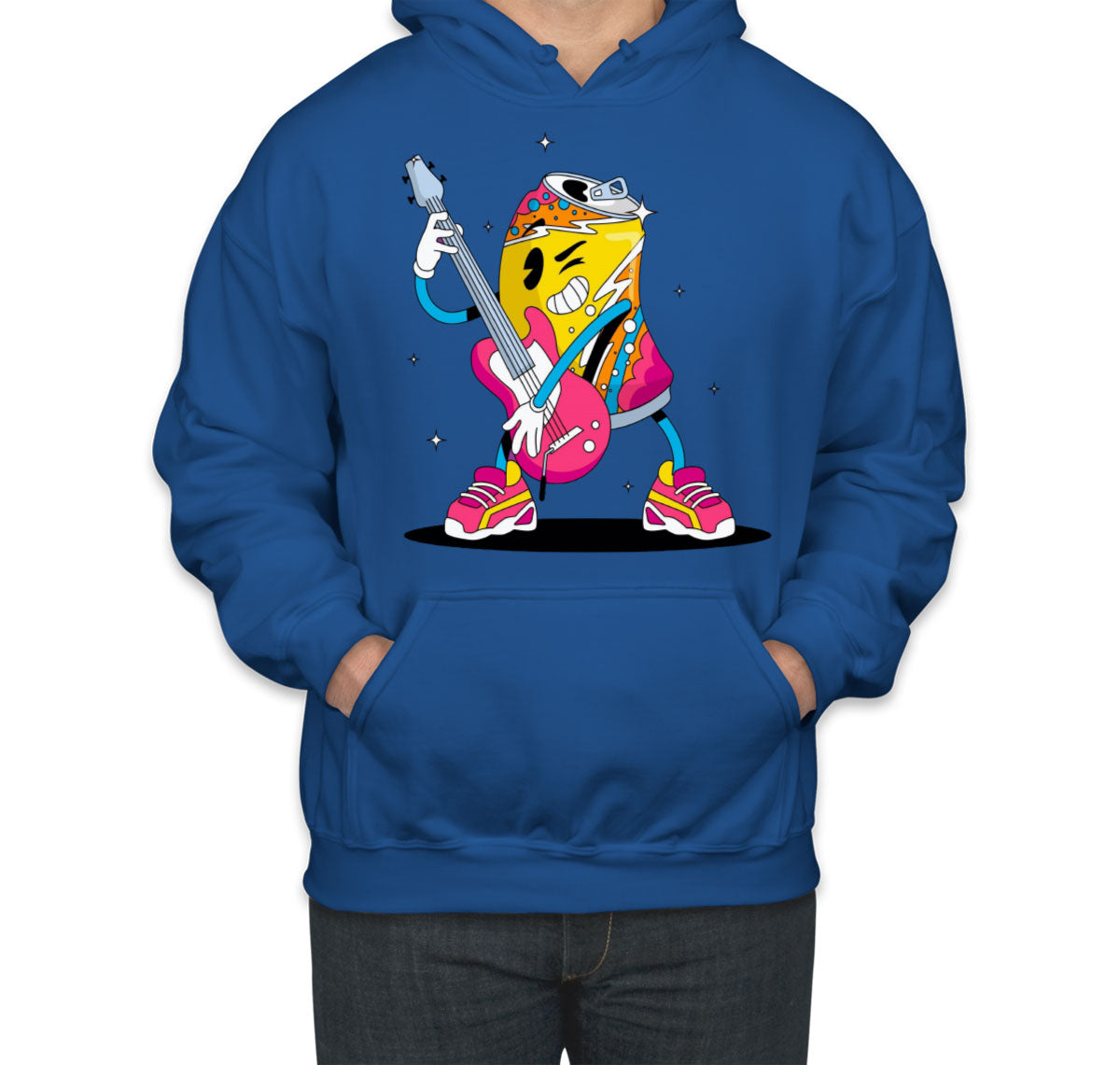 Soda Playing Guitar Unisex Hoodie