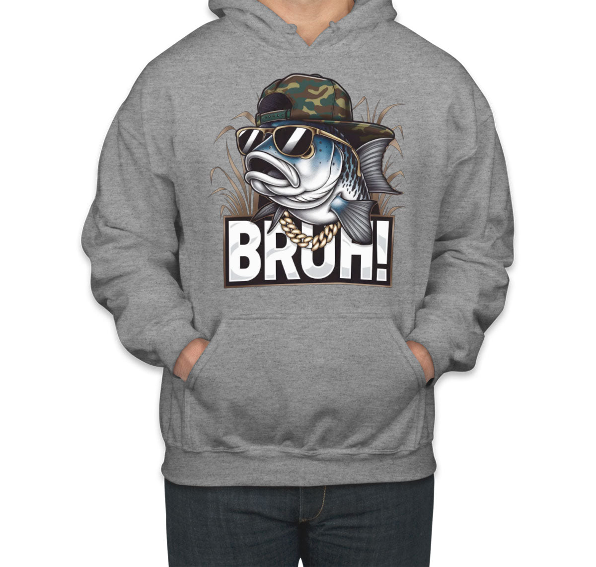 Funny Bass Fishing Unisex Hoodie
