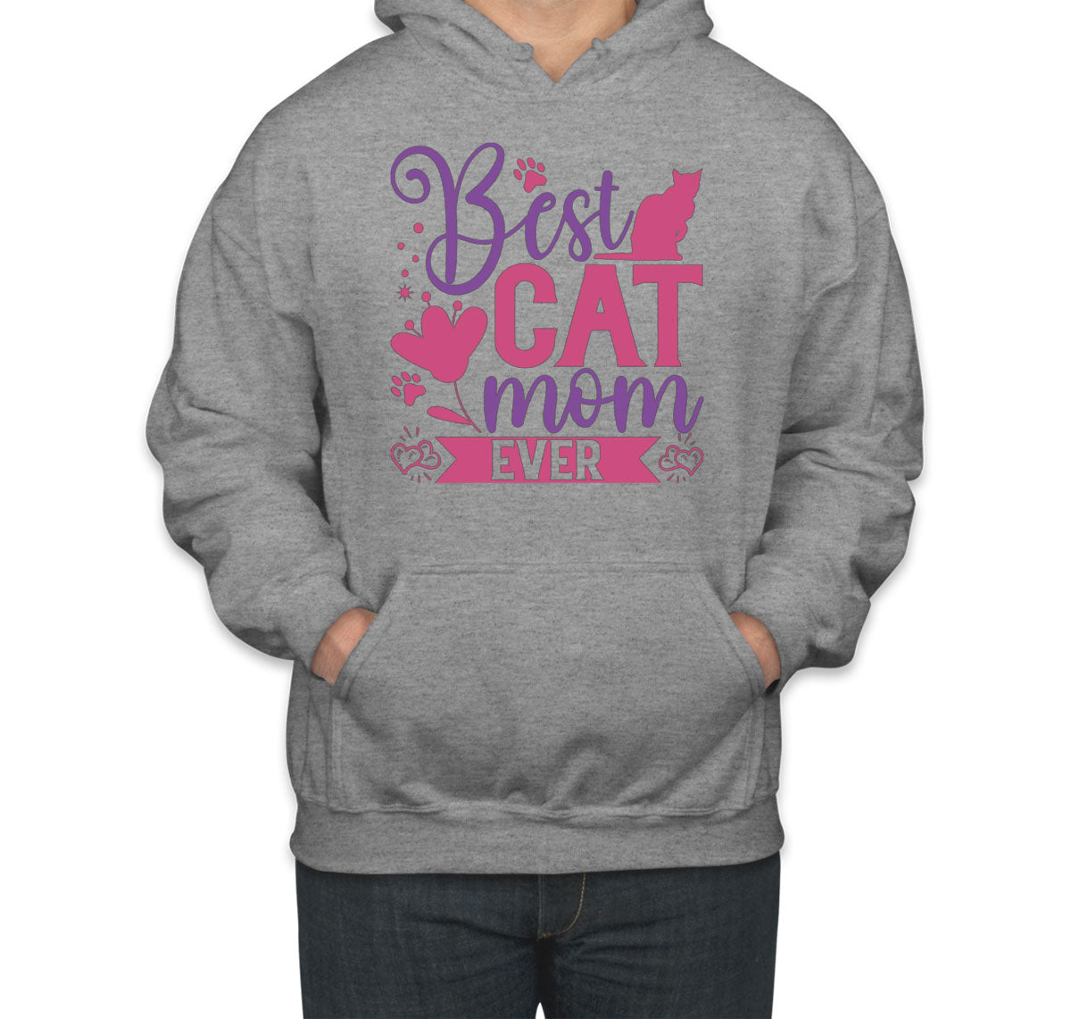Best Cat Mom Ever Unisex Hoodie