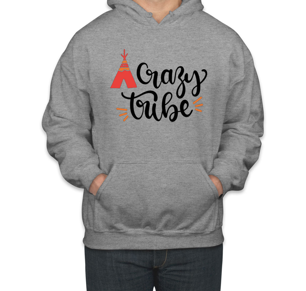 Crazy Tribe Camping Unisex Hoodie