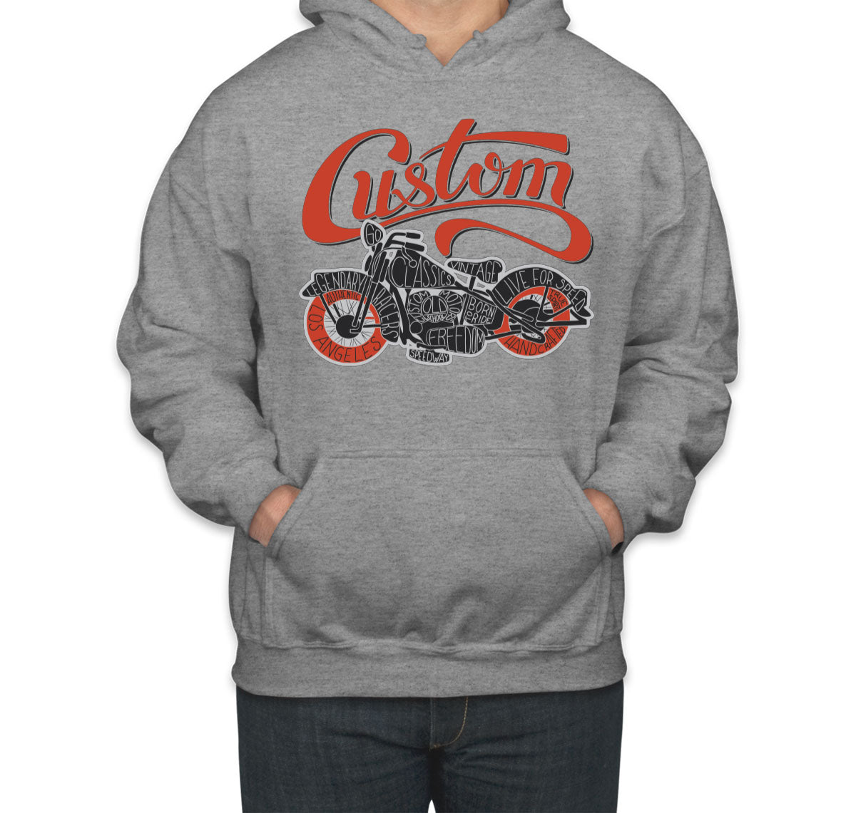 Custom Motorcycle Unisex Hoodie