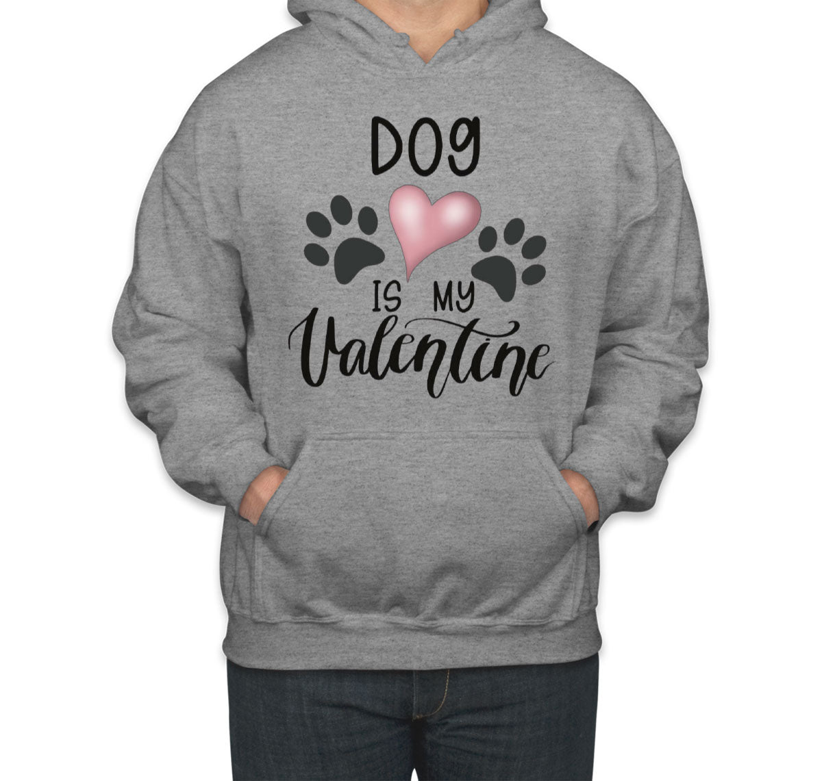 Dog Is My Valentine Unisex Hoodie