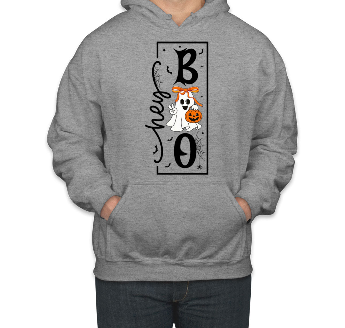 Hey Boo Halloween Unisex Hoodie