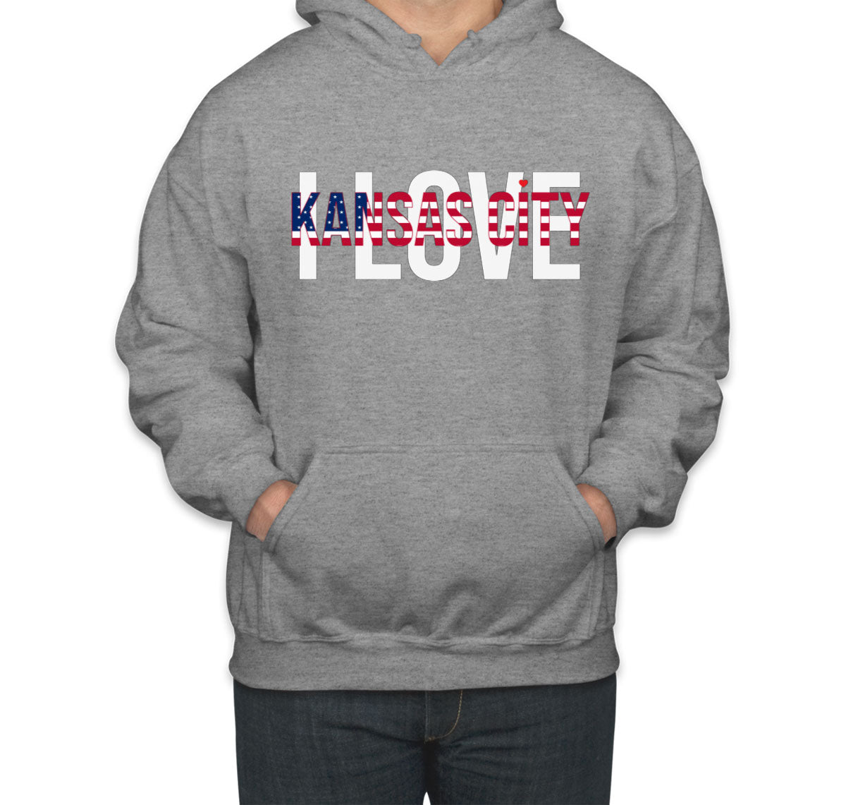 I Love Kansas City Unisex Hoodie