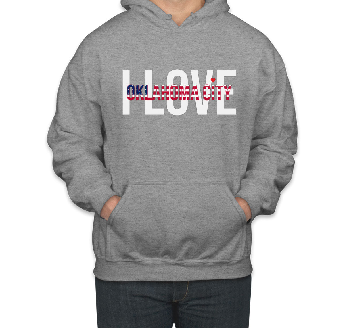 I Love Oklahoma City Unisex Hoodie