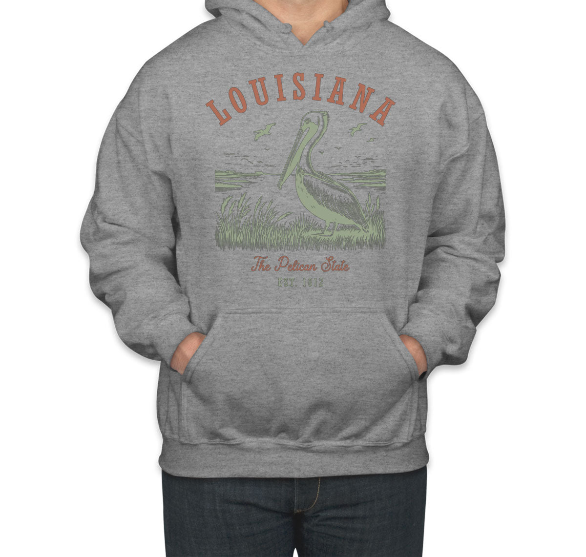 Louisiana State Vintage Unisex Hoodie