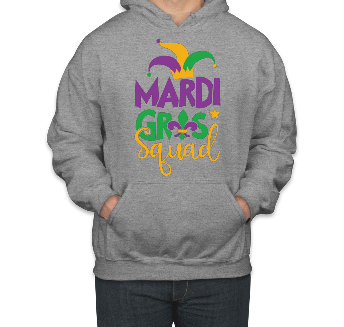 Mardi Gras Squad Unisex Hoodie