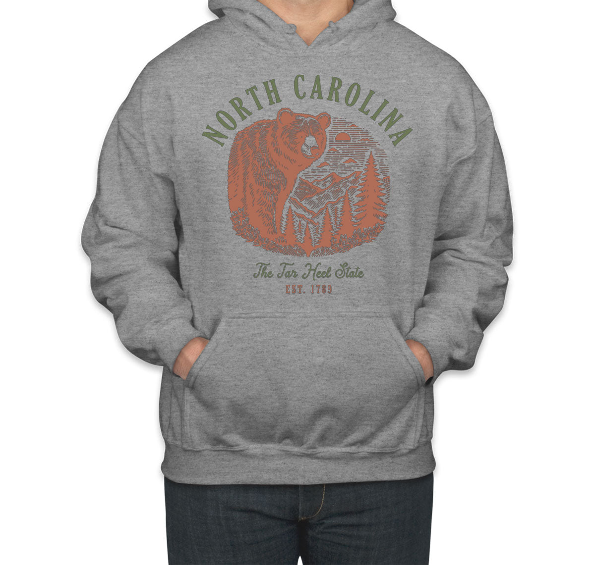 North Carolina State Vintage Unisex Hoodie