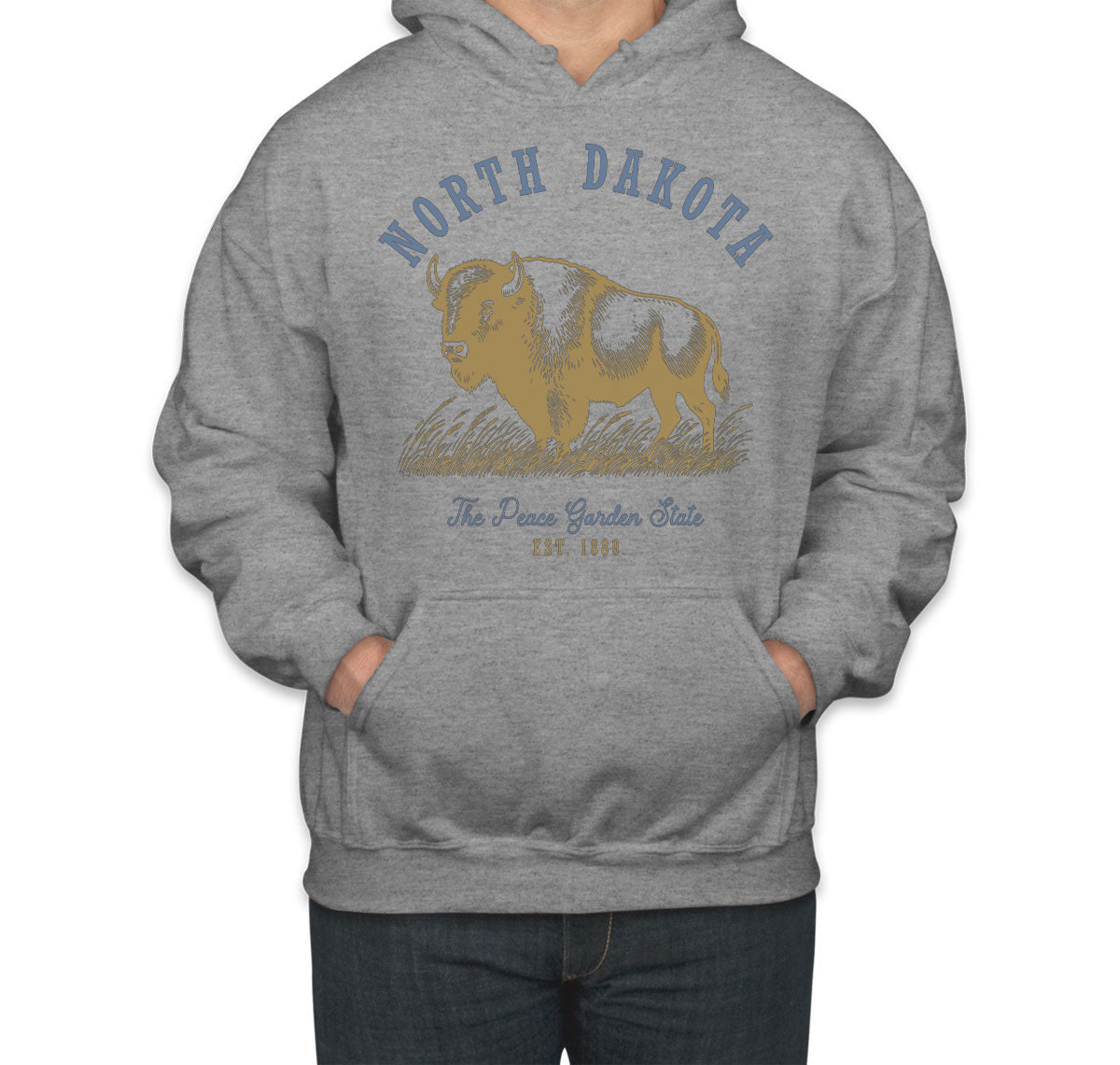 North Dakota State Vintage Unisex Hoodie