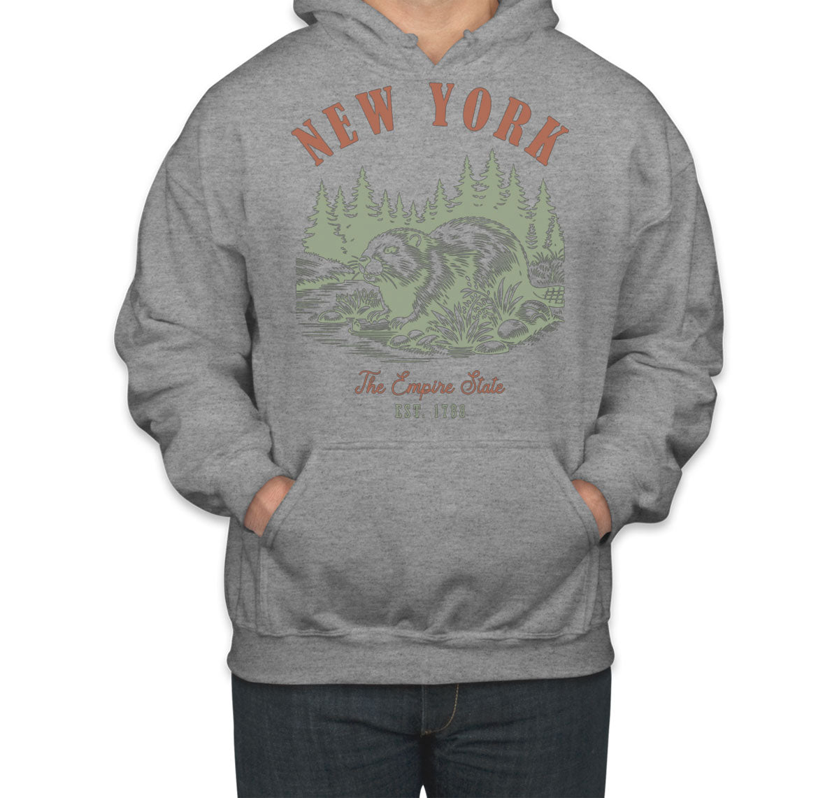 New York State Vintage Unisex Hoodie