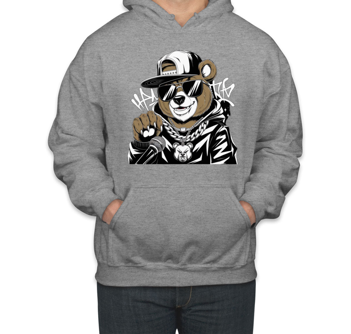 Rapper Bear Unisex Hoodie