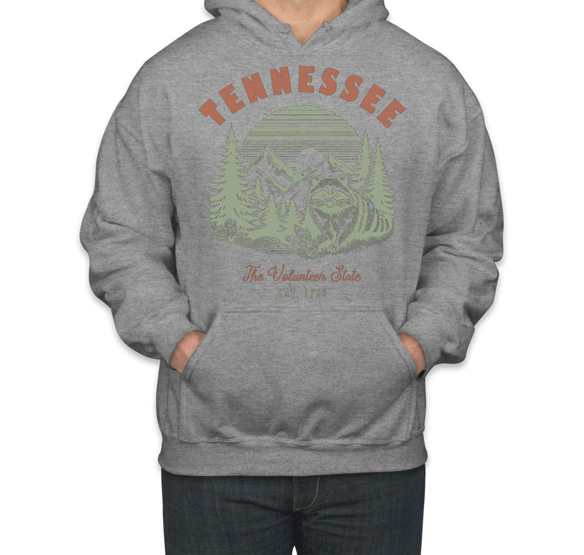 Tennessee State Vintage Unisex Hoodie