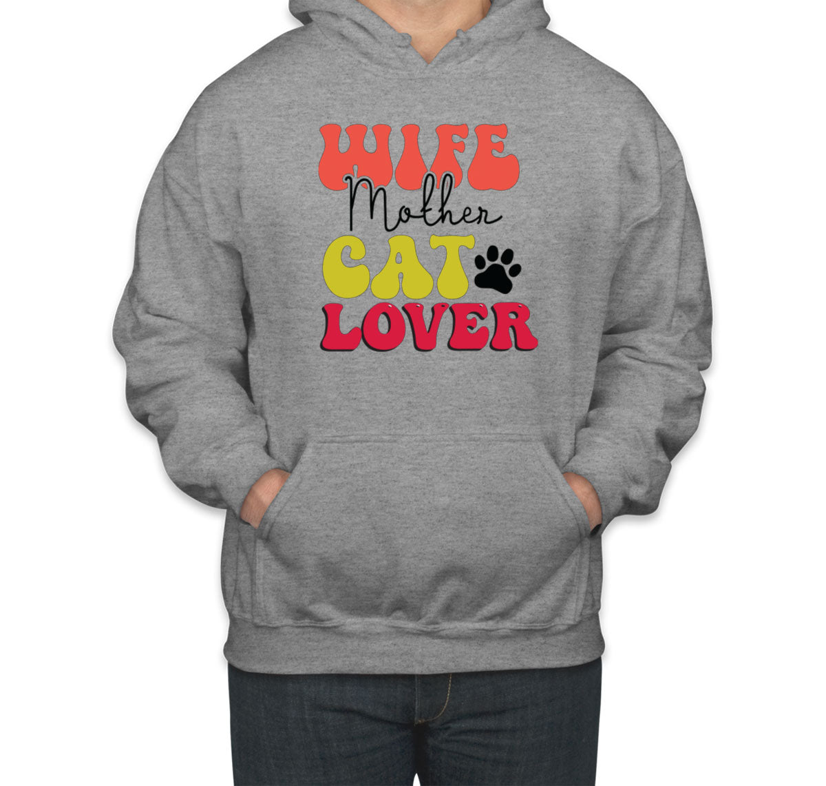 Wife Mother Cat Lover Mother's Day Unisex Hoodie