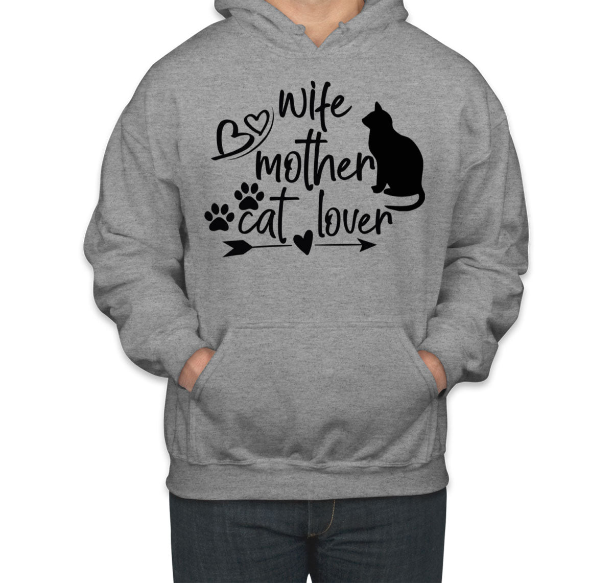 Wife Mother Cat Lover Mother's Day Unisex Hoodie