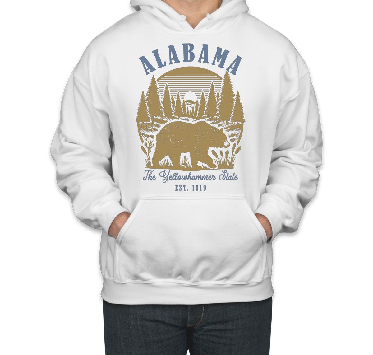 Alabama State Vintage Unisex Hoodie