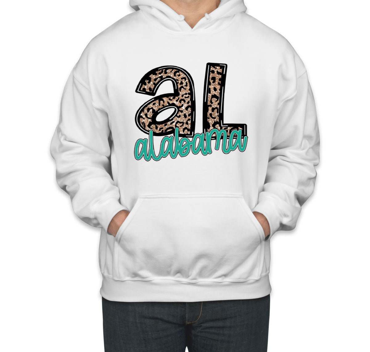 Alabama State Abbreviation Unisex Hoodie